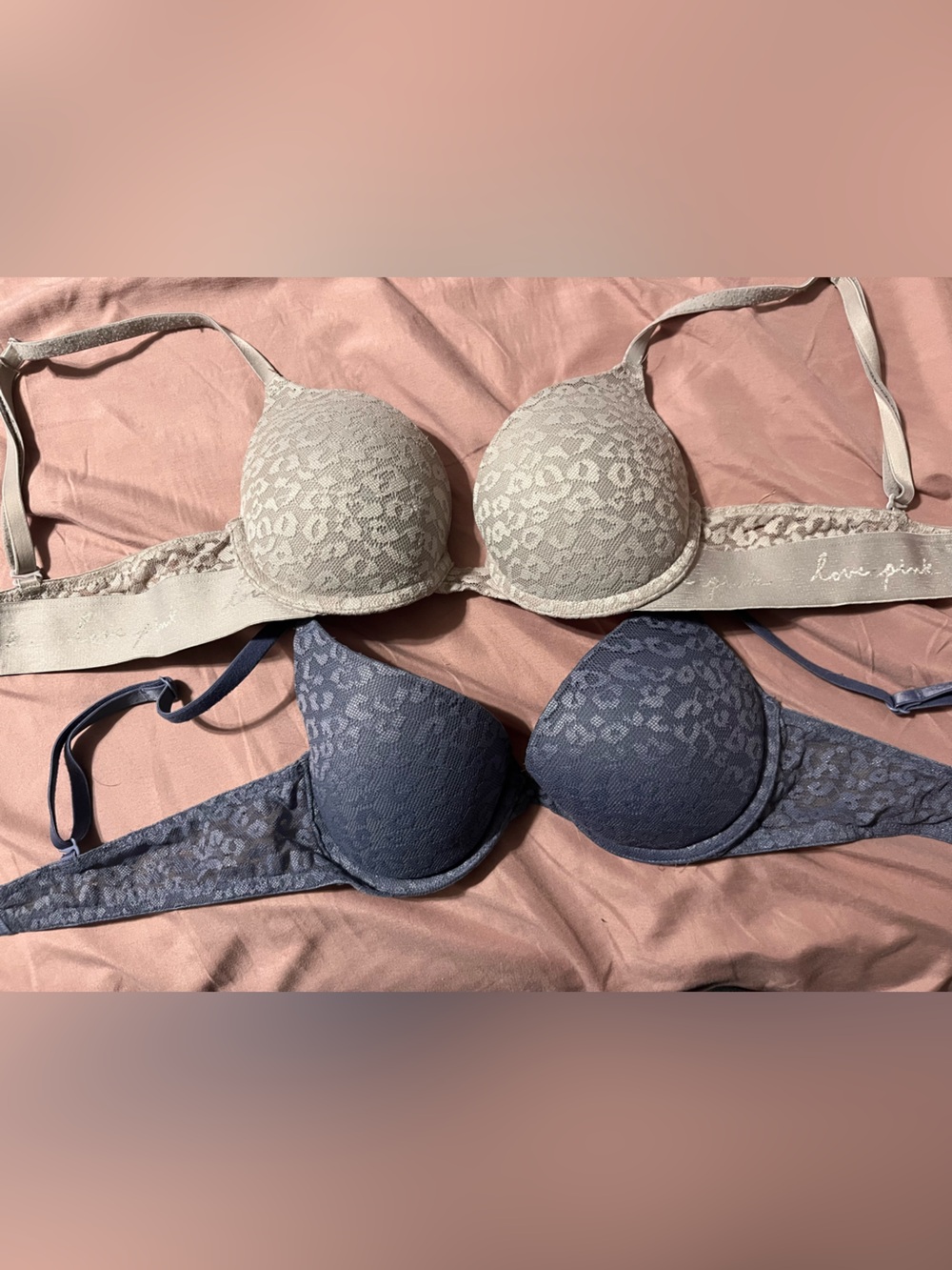 PINK Victoria's Secret Lace Push-Up Bra